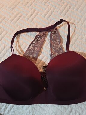 Victoria's Secret Plum Molded T-Back Bra